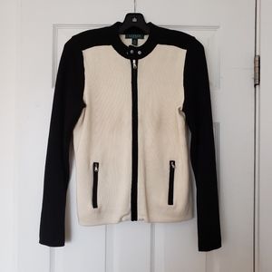 Lauren Ralph Lauren Cream & Black Jacket